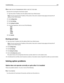 Page 220MAKE SURE THE FAX TRANSMISSION SPEED IS NOT SET TOO HIGH
Decrease the incoming fax transmission speed:
1Type the printer IP address into the address field of your Web browser.
Note: If you do not know the IP address of the printer, then print a network setup page and locate the IP
address in the TCP/IP section.
2Click Configuration.
3Click Fax Settings.
4Click Analog Fax Setup.
5In the Max Speed box, click on one of the following:
2400
4800
9600
14400
33600
6Click Submit.
Blocking junk faxes
1Type the...