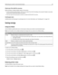 Page 44Check your first draft for accuracy
Before printing or making multiple copies of a document:
Use the Lexmark preview feature, which you can select from the Print dialog or the Lexmark Toolbar to see what
the document will look like before you print it.
Print one copy of the document to check its content and format for accuracy.
Avoid paper jams
Carefully select and load paper to avoid paper jams. For more information, see “Avoiding jams” on page 114.
Saving energy
Using Eco‑Mode
Use Eco‑Mode to quickly...