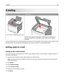 Page 82E-mailing
ADFScanner glass
3DEF6MNO9WXYZ#2ABC5JKL8TUV01@!.GHI4P
Q
R
S7*
AB C
Use the ADF for multiple‑page documents.
Use the scanner glass for single pages, small items (such as postcards or
photos), transparencies, photo paper, or thin media (such as magazine
clippings).
You can use the printer to e‑mail scanned documents to one or more recipients. There are three ways to send an e‑mail
from the printer. You can type the e‑mail address, use a shortcut number, or use the address book.
Getting ready to...