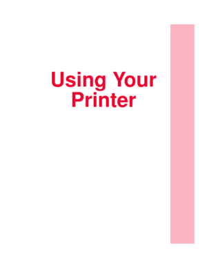 Page 65Using Your
Printer 