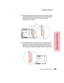 Page 321305Memory and Option Cards
MemoryandOptionCards
Installing Options
2Hold the flash memory option with the connection points
pointing toward the system board and the notch toward
the top of the printer. Insert it all the way into the
connector at a 45° angle.
3Press the flash memory option down toward the system
board until it snaps into place. Make sure both metal
clips on the connector are fastened and the two pins on
the connector are pushed through the holes in the option.
Notch
Connection Points 