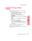 Page 7357Using the Operator Panel and Menus
Using the Operator Panel and
Menus
Using Your Printer
Example of Printing the Menu
Settings
Follow the steps below to print a list of the current user default
settings and installed printer options.
1Make sure the printer power is On (|) and theReady
status message appears on the display.
2PressMenu>oruntil you see
TESTS MENU.
4PressSelectto show the list of menu items for theTESTS
MENU.
Continue to press and releaseMenu>until you seePrint
Menus.
5PressSelectto...