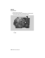 Page 2224-594059 Service Manual
4059-XXX
Toner Sensor
1. Remove the right side cover.
2. Remove the toner sensor mounting screw (A). Disconnect the
toner sensor cable and remove the toner sensor. 