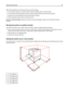 Page 147Follow these guidelines to avoid personal injury or printer damage:
Use at least four people or a properly rated mechanical handling system to lift the printer.
Turn the printer off using the power switch, and then unplug the power cord from the wall outlet.
Disconnect all cords and cables from the printer before moving it.
Remove all printer options before moving the printer.
Warning—Potential Damage: Damage to the printer caused by improper moving is not covered by the printer
warranty.
Moving the...