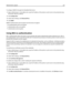 Page 153To configure SNMPv3 through the Embedded Web Server:
1Open a Web browser. In the address bar, type the IP address of the printer or print server to be protected using
the format: http://ip_address/.
2Click Configuration.
3Under Other Settings, click Network/Ports.
4Click SNMP.
SNMPv3 authentication and encryption has three levels of support:
No authentication and no encryption
Authentication with no encryption
Authentication and encryption
Using 802.1x authentication
802.1x authentication allows the...