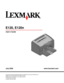 Page 1 
www.lexmark.com User’s Guide
July 2005
Lexmark and Lexmark with diamond design are trademarks of Lexmark International, Inc.,
registered in the United States and/or other countries.
© 2005 Lexmark International, Inc. All rights reserved.
740 West New Circle Road
Lexington, Kentucky 40550
E120, E120n
Downloaded From ManualsPrinter.com Manuals 