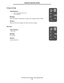 Page 33Overview of the Lexmark E120n operator panel
33
Using the operator panels
Change cartridge
Open door
Light sequence:
Toner Low/Replace PC Kit—On
Error—Blinking
Message:
Printer has detected a refilled Return Program toner cartridge has been installed.
Solution:
Remove current toner cartridge, and install a new toner cartridge.
Light sequence:
Error—On
Message:
Door is open.
Solution:
Close the open door.
Downloaded From ManualsPrinter.com Manuals 