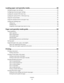 Page 3Loading paper and specialty media............................................................40
Setting the paper size and type...............................................................................................................40
Configuring Universal paper settings......................................................................................................40
Loading the standard 250-sheet...