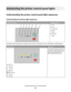 Page 29Interpreting the printer control panel lights
Understanding the printer control panel light sequences
Understanding the primary light sequences
Printer control panelLights and buttons
1Error
2Jam
3Load paper
4Toner
5Ready
6Continue
7Stop
The printer control panel features six lights and two buttons. The lights can be on, off, blinking, or blinking slowly.
Light sequenceWhat to do
Service Error
 - Blinking
 - Blinking
 - Blinking
 - Blinking
 - Blinking
 - Blinking
Turn the printer off, and then on. If...