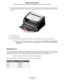 Page 43Ordering supplies
43
Maintaining the printer
6Install the print cartridge assembly into the printer by aligning the green arrows on the guides of the print cartridge 
assembly with the green arrows on the tracks in the printer and pushing the print cartridge assembly in as far as it 
will go.
7Close the front door.
8Turn the printer back on.
9Reset the photoconductor counter (see the instruction sheet that shipped with the new photoconductor kit).
Note:Print your printer menu settings pages. For more...