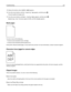 Page 1533Release the buttons when CONFIG MENU appears.
4Press the arrow buttons until Prt Quality Pgs appears, and then press .
The print quality test pages print.
5Press the arrow buttons until Exit Config Menu appears, and then press .
Resetting the Printer appears briefly, and then Ready appears.
Blank pages
Try one or more of the following:
Remove and reinstall the toner cartridge.
Remove and reinstall the photoconductor kit.
If the printer still prints blank pages, it may need to be serviced. For more...