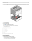 Page 276Align the outer edges of the printer with the outer edges of the drawer, and then slowly lower the printer into place.
7Turn the printer back on.
8Open the printers folder:
aClick , or click Start and then click Run.
bIn the Start Search or Run box, type control printers.
cPress Enter, or click OK.
The printers folder opens.
9Right‑click the icon of your printer.
10Click Properties.
11Click Install Options.
12Click Ask Printer.
13Click OK.
14Click OK, and then close the printers folder.
Attaching...