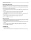 Page 45Specify the paper height and width
Defining a specific height and width measurement for the Universal paper size (in the portrait orientation) allows the
printer to support the size, including support for standard features such as duplex printing and printing multiple pages
on one sheet.
Note: Select Portrait Height to adjust the paper height setting or Paper Width to adjust the paper width
setting, or adjust both. Instructions to adjust both follow.
1From the Universal Setup menu, press the up or down...