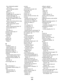 Page 142from a Bluetooth-enabled
device  46
from a PictBridge-enabled
camera  42
labels  37
last page first  32
multiple pages on one sheet  33
network setup page  64
on both sides of the paper  34
photos from digital camera using
DPOF  44
photos from memory device using
printer software  41
photos using printer control
panel  40
photos using the proof sheet  43
reverse page order  32
tips  31
two-sided  34
printing in draft mode  47
printing mode 
changing  47
proof sheet 
using  43
protocol  84
publications...