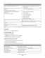 Page 22Use theTo
Network Card Reader (in Mac OS X version 10.6)
or
Lexmark Network Card Reader (in Mac OS X version 10.5
or earlier)
(referred to as Network Card Reader)View the contents of a memory device inserted into a
network printer.
Transfer photos and PDF documents from a memory device
to the computer over a network.
Lexmark Printer Utility (not available in Mac OS X
version 10.6)
(referred to as Printer Utility)Get help with cartridge installation.
Print a test page.
Print an alignment page.
Clean the...