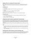 Page 71Adding a printer to an existing ad hoc wireless network
Note: The printer can communicate on only one wireless network at a time. Configuring the printer for an ad hoc
wireless network will remove it from any other wireless network, either ad hoc or infrastructure, for which it is
configured.
For Windows users
1Click  or Start.
2Click All Programs or Programs, and then select the printer program folder from the list.
3Navigate to:
Printer Home > select your printer > Settings tab > Wireless setup...