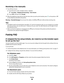 Page 94Receiving a fax manually
1Turn off Auto Answer:
aFrom the home screen, navigate to Auto Answer:
 > Fax Setup > Ringing and Answering > Auto Answer
bTouch OFF, and then touch Accept.
2When the telephone rings and you hear fax tones when you pick up the handset, press  on the printer or *9*
on the telephone attached to the printer.
Warning—Potential Damage: Do not touch the cables or the 
 and  ports while actively receiving a fax.
Tips:
The default code for answering faxes manually is *9*, but for...