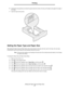 Page 47Setting the Paper Type and Paper Size
47
Printing
6Squeeze the side guide tab, and slide the guide toward the inside of the tray until it lightly rests against the edge of 
the media.
7Insert the tray into the printer.
Setting the Paper Type and Paper Size
After setting the Paper Type and Paper Size to the correct values for the type and size used in the trays, then any trays 
containing the same size and type are automatically linked by the printer.
Note:If the size of the media you are loading is the...