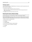 Page 169Viewing reports
You can view some reports from the Embedded Web Server. These reports are useful for assessing the status of the
printer, the network, and supplies.
To view reports from a network printer:
1Type the printer IP address into the address field of your Web browser.
Note: If you do not know the IP address of the printer, then print a network setup page and locate the IP
address in the TCP/IP section.
2Click Reports, and then click the type of report you want to view.
Restoring the factory...