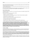 Page 207Before you present this product for warranty service, remove all print cartridges, programs, data, and removable storage
media (unless directed otherwise by Lexmark).
For further explanation of your warranty alternatives and the nearest Lexmark authorized servicer in your area contact
Lexmark on the World Wide Web.
Remote technical support is provided for this product throughout its warranty period. For products no longer covered
by a Lexmark warranty, technical support may not be available or only be...