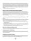 Page 78Les compagnies de téléphone constatent que les surtensions électriques, en particulier celles dues à la foudre,
entraînent d'importants dégâts sur les terminaux privés connectés à des sources d’alimentation CA. Il s’agit-là d’un
problème majeur d’échelle nationale. En conséquence, il vous est recommandé de brancher un parasurtenseur dans
la prise de courant à laquelle l’équipement est connecté. Utilisez un parasurtenseur répondant à des caractéristiques
nominales satisfaisantes et certifié par le...