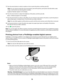 Page 795Press the arrow buttons to select an option on how to print the photos, and then press .
Note: You can choose to print the most recent photo, print all the photos, print photos that fall within a date
range, or print photos by selecting photo numbers.
Lighter/Darker appears on the display.
6Press the arrow buttons to adjust the brightness of the photo, and then press .
Photo Effects appears on the display.
7Press the arrow buttons to select a color effect. You can choose to auto-enhance the photo, or...