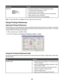 Page 30From hereYou can
AdvancedChange the appearance of the Printing Status window.
Turn printing voice notification on or off.
Change network printing settings.
Share information with us regarding how you use the printer.
Obtain software version information.
View ink levels and order new print cartridges.
Note: For more information, click Help in the lower right corner of the screen.
Using Printing Preferences
Opening Printing Preferences
Printing Preferences is the software that controls the printing...