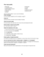 Page 87Poor copy quality
Blank pages
Checkerboard pattern
Distorted graphics or pictures
Missing characters
Faded print
Dark print
Skewed lines
Smudges
Streaks
Unexpected characters
White lines in print
These are possible solutions. Try one or more of the following:
Check messages
If an error message is displayed, see “Error messages” on page 94.
Check ink
Check the ink levels, and install a new print cartridge if necessary.
Clean the scanner glass
If the scanner glass is dirty, gently wipe it with a clean,...