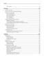 Page 4Paper capacities ................................................................................................................................................ 92
Printing......................................................................................................93
Printing a document................................................................................................................................93
Printing on both sides of the paper...