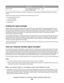 Page 48InfrastructureAd hoc
Same channelYes, including the wireless access
point (wireless router)Yes
Lexmark recommends setting up a network in infrastructure mode using the installation CD that came with the
printer.
Infrastructure mode is the recommended setup method because it has:
Increased network security
Increased reliability
Faster performance
Easier setup
Finding the signal strength
Wireless devices have built-in antennas that transmit and receive radio signals. The signal strength listed on the...