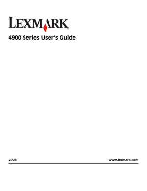 Page 14900 Series User's Guide
2008www.lexmark.com
Downloaded From ManualsPrinter.com Manuals 