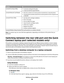 Page 34Use theTo
Lexmark Fax Setup UtilityCustomize settings for fax jobs.
Create and edit the Speed Dial list.
Lexmark Network Card ReaderView the contents of a memory device inserted into a network printer.
Transfer photos and documents from a memory device to the computer over
a network.
Lexmark Printer UtilityGet help with cartridge installation.
Print a test page.
Print an alignment page.
Clean the print cartridge nozzles.
Order ink or supplies.
Register the printer.
Contact customer support.
Lexmark...