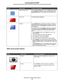 Page 20Using the LCD touch-screen buttons
20
Learning about the MFP
Other touch-screen buttons
Selected radio button This is a selected radio button. Touch a radio button to select 
it. The radio button changes color to show it is selected. In 
Sample screen two, the only paper size selected is Letter.
Cancel Job See Cancel Jobs on page 16.
Continue Touch Continue after a menu item or value on a screen is 
selected and more changes need to be made for a job from 
the original screen. Once Continue is touched,...