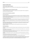 Page 294Industry Canada notices
Industry Canada compliance statement
This Class A digital apparatus meets all requirements of the Canadian Interference-Causing Equipment Standard
ICES-003.
Avis de conformité aux normes de l’industrie du Canada
Cet appareil numérique de classe A est conforme aux exigences de la norme canadienne relative aux équipements
pouvant causer des interférences NMB-003.
Industry Canada radio interference statement
Industry Canada (Canada)
This device complies with Industry Canada...