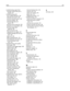 Page 315troubleshooting, paper feed 
message remains after jam is
cleared  279
troubleshooting, print 
error reading USB drive  264
held jobs do not print  265
incorrect characters print  266
incorrect margins  282
jammed page does not
reprint  279
job prints from wrong tray  266
job prints on wrong paper  266
job takes longer than
expected  266
jobs do not print  265
Large jobs do not collate  267
multiple‑language PDFs do not
print  264
paper curl  283
paper frequently jams  278
tray linking does not work...