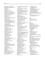 Page 31388.yy Replace cartridge  248
900–999 Service   249
Answering  232
Busy  232
Call complete  232
Change  to   232
Check tray  connection  232
Close door or insert cartridge  233
Close finisher side door  233
Connect bps  233
Dialing  233
Disk corrupted  233
Disk Full ‑ Scan Job Canceled  233
Fax failed  233
Fax memory full  234
Fax partition inoperative. Contact
system administrator.  234
Fax server To Format not set up.
Contact system
administrator.  234
Fax Station Name not set up  234
Fax Station Number...