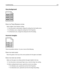 Page 279Gray background
ABCDE
ABCDE ABCDE
CHECK THE TONER DARKNESS SETTING
Select a lighter Toner Darkness setting:
From the printer control panel, change the setting from the Quality menu.
For Windows users, change the setting from Print Properties.
For Macintosh users, change the setting from the Print dialog.
Incorrect margins
ABCD
ABCD
ABCD
These are possible solutions. Try one or more of the following:
CHECK THE PAPER GUIDES
Move the guides in the tray to the correct positions for the paper size loaded....