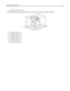 Page 11–Clean, dry, and free of dust
Allow the following recommended amount of space around the printer for proper ventilation:
1
2
3 45
1460 mm (18.1 in.)
2640 mm (25.2 in.)
3460 mm (18.1 in.)
4200 mm (7.9 in.)
51724 mm (67.9 in.)
Learning about the printer11
Downloaded From ManualsPrinter.com Manuals 