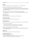 Page 251Finisher
If the finisher does not operate correctly, these are possible solutions. Try one or more of the following:
MAKE SURE THE CONNECTION BETWEEN THE FINISHER AND THE PRINTER IS SECURE
If the finisher is listed on the menu settings page, but paper jams when it exits the printer and enters the finisher, it
may not be properly installed. Reinstall the finisher. For more information, see the hardware setup documentation
that shipped with the finisher.
MAKE SURE YOU ARE USING A PAPER SIZE THAT IS...