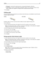 Page 59Photograph—Used when the original document is a high-quality photograph or inkjet print
Printed Image—Used when copying halftone photographs, graphics such as documents printed on a laser
printer, or pages from a magazine or newspaper that are composed primarily of images
7Touch Copy It.
Collating copies
If you print multiple copies of a document, you can choose to print each copy as a set (collated) or to print the copies
as groups of pages (not collated).
Collated Not collated
By default, Collate is...