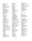 Page 52P
page does not print  39
paper exit tray  12
paper guide  12
paper jam  47
paper jam in paper support  44
paper jam in printer  44
paper or specialty media
misfeeds  44
Paper Out  47
Paper Setup tab 
changing orientation  17
changing paper size  17
paper sizes, specifying  17
paper support  12
paper, loading  20
partial document or photo
prints  44
parts 
access cover  12
paper exit tray  12
paper guide  12
paper support  12
power button  12
power supply  13
USB port  13
photo cards, loading  20
Photo...