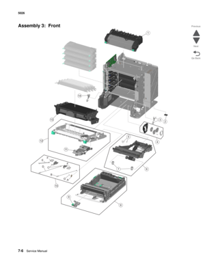 Page 4667-6Service Manual 5026 
Go Back Previous
Next
Assembly 3:  Front
1
23
4
7
12
11
13
14
10
A B D
E
C
G
F
F
5
6
8
9 