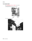 Page 250
4-34Service Manual
5060-4
xx   
Front right light shield
Go to “Front right light shield cover” on page 7-3  for part numbers
1.Open the top cover.
2.Remove the front right light shield screws (A) and (B).
3.Unlatch the alignment stud (C). 