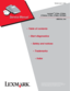 Page 1Lexmark™ C734n, C734dn,
C734dnw, C736n, C736dn, CS736dn
5026-2xx, 4xx
• Table of contents
• Start diagnostics
• Safety and notices
• Trademarks
• Index
Lexmark and Lexmark with diamond design are 
trademarks of Lexmark International, Inc., registered 
in the United States and or other countries.Revised: June 11, 2012 