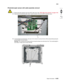 Page 425Repair information4-203
  5026
Go Back Previous
Next
Photointerrupter sensor with cable assembly removal
1.Remove the high-capacity input tray (HCIT) right cover. See “HCIT right cover removal” on page 4-194.
2.Disconnect the photointerrupter sensor cable connector (A) from the HCIT controller board.
3.Turn the drawer rear side down, and use 4.0 mm wrench to remove the four Allen screws (B) securing the 
counterweight to the rear frame.
Warning:  Do not remove the screws without turning the drawer rear...