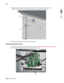 Page 4264-204Service Manual 5026  
Go Back Previous
Next
4.Remove the screw (C) securing the sensor to the rear frame, and then release the hooks (D).
Note:  Remove the cable from the restraint, and observe the routing for reinstallation.
5.Remove the photointerrupter sensor with cable assembly.
Top plate assembly removal
1.Remove the high-capacity input tray (HCIT) right cover. See “HCIT right cover removal” on page 4-194. 
2.Disconnect the five connectors (A) from the HCIT controller board.
C D
A 