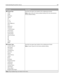 Page 141Menu item Description
MP Feeder Size
Letter
Legal
Executive
JIS‑B4
A3
11 x 17
12 x 18
Oﬁcio (México)
Folio
Statement
Universal
7 3/4 Envelope
10 Envelope
DL Envelope
C5 Envelope
Other Envelope
A4
A5
A6
JIS B5
SRA3Speciﬁes the paper size loaded in the multipurpose feeder
Note: Letter is the U.S. factory default setting. A4 is the international
factory default setting.
MP Feeder Type
Custom Type [x]
Plain Paper
Card Stock
Transparency
Recycled
Glossy
Heavy Glossy
Labels
Bond
Envelope
Rough Envelope...