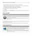 Page 231Open a Web browser, and then type the printer IP address in the address ﬁeld.
Note: View the printer IP address on the printer control panel home screen. The IP address appears as
four sets of numbers separated by periods, such as 123.123.123.123.
2Click Settings > Device Solutions > Solutions (eSF) > Scan to Network.
3Specify the destinations, and then customize the settings.
4Click Apply.
To use the application, touch Scan to Network on the printer home screen, and then follow the instructions on
the...