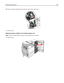 Page 2526Push the staple cartridge into the ﬁnisher until it clicks into place.
7Close door G.
Replacing staple cartridge in the booklet stapler unit
Note: This task is applicable only when a booklet ﬁnisher is installed.
1Open door G.
Maintaining the printer252 