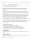 Page 336Univers Linotype-Hell AG and/or its subsidiaries
All other trademarks are the property of their respective owners.
AirPrint and the AirPrint logo are trademarks of Apple, Inc.
Federal Communications Commission (FCC) compliance information
statement
This product has been tested and found to comply with the limits for a Class A digital device, pursuant to Part
15 of the FCC Rules. Operation is subject to the following two conditions: (1) this device may not cause harmful
interference, and (2) this device...